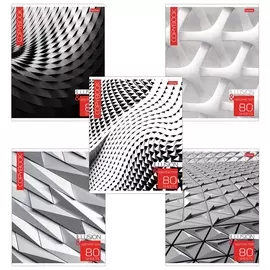 Тетрадь в клетку 80 листов А5 New art