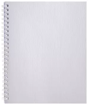 Тетрадь в клетку Metallic, цвет серебристый, 96 листов