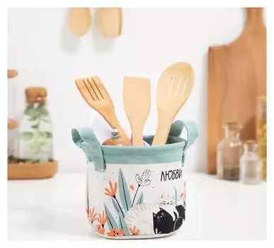 Текстильная корзинка этель "I Meow You" 12 х14 см