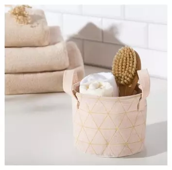 Текстильная корзинка этель Real Beauty, 14х12 см