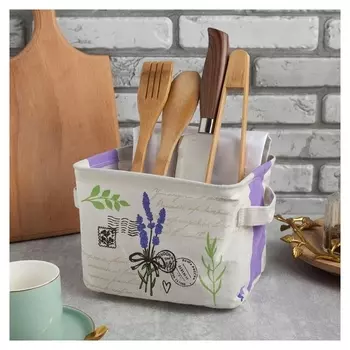 Текстильная корзинка "Бабушка", 20,5х16 х14,5 см