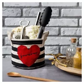 Текстильная корзинка "Forever" 14х12см