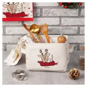 Текстильная корзинка "Персы", 20 х 16 х 14,5 см