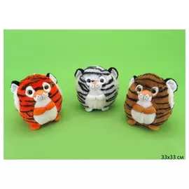 Тигр круглый, 33х33 см