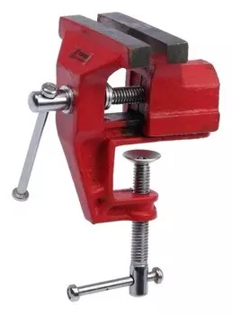Тиски слесарные Tundra, винтовой зажим, 70 мм