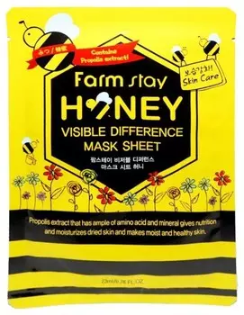 Тканевая маска для лица с экстрактом меда