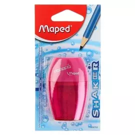 Точилка 1 отверстие с контейнером Maped Shaker, в блистере