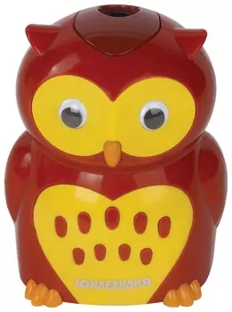 Точилка электрическая "Совушка", питание от 4 батареек АА, дополнительное сменное лезвие