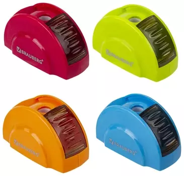 Точилка Brauberg "Roll", с контейнером, пластиковая, корпус 228464