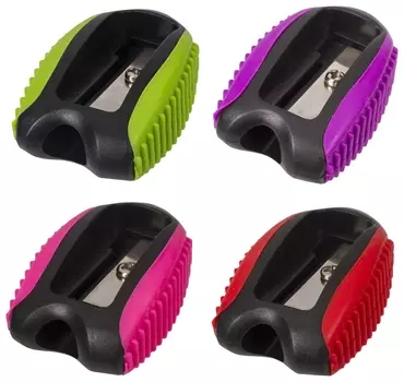 Точилка Brauberg "Space Neon", пластиковая, корпус 228434