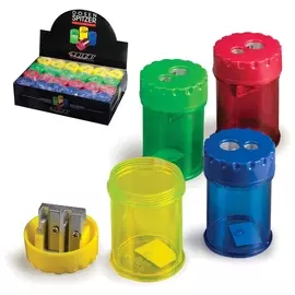 Точилка Laco (Лако, германия), 2 отверстия, с пластиковым контейнером, SP 902