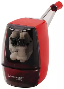 Точилка механическая Brauberg "Extra", держатель-захват для карандаша, крепление к столу, 229607