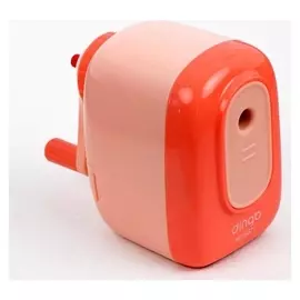 Точилка механическая с контейнером, "Классика", оранжевая