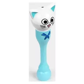 Точилка механическая с контейнером "Кот голубой"