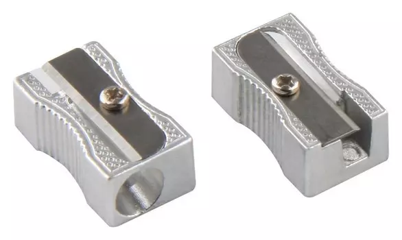 Точилка металлическая клиновидная Attache Economy, одно отверстие