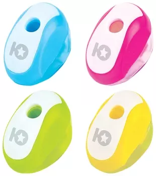 Точилка юнландия "Космолет", с контейнером, пластиковая, корпус 228441