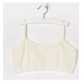 Топ для девочки, цвет кремовый, рост 134-140 (36)