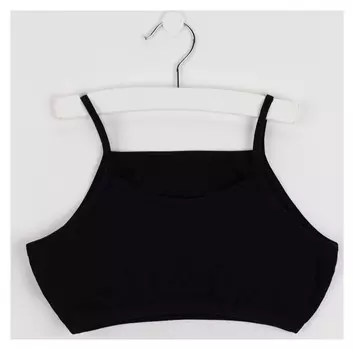 Топ-майка для девочки, цвет чёрный, рост 152-158 см