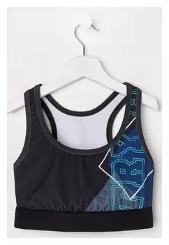 Топ женский спортивный Kaftan "Hard", р. 42, чёрный