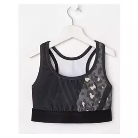 Топ женский спортивный Kaftan "Move", р. 42, хаки/чёрный