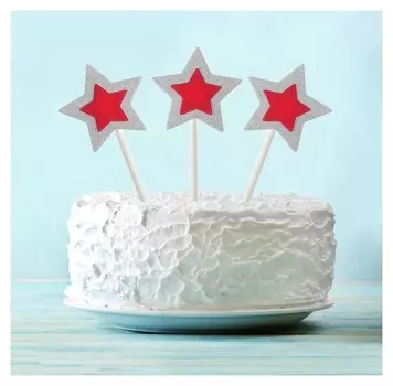 Топпер «Звезда», набор 6 шт.