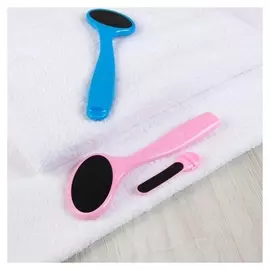 Тёрка для ног, наждачная, двусторонняя, с пилкой, 22 см