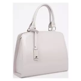 Тоут, отдел на молнии, наружный карман, длинный ремень, цвет светло-серый