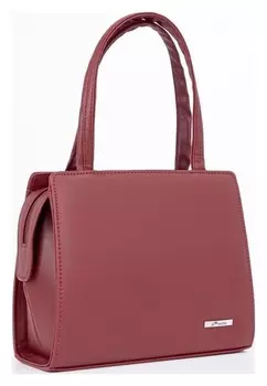 Тоут, отдел на молнии, наружный карман, регулируемый ремень, цвет бордовый