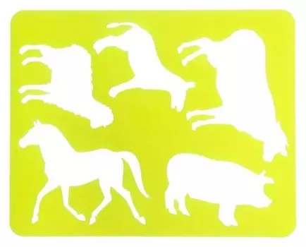 Трафарет для рисования «Домашние животные», европодвес