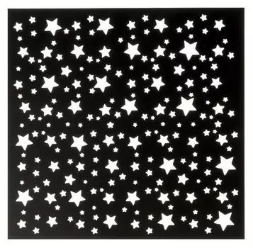 Трафарет для творчества «Звезды», 15 × 15 см