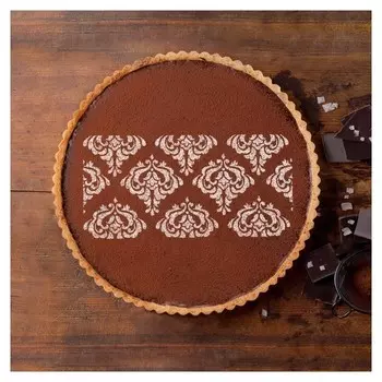 Трафарет для выпечки и нанесения айсинга 23х10 см "Барокко"