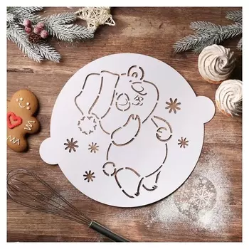 Трафарет для выпечки «Пандочка», 35,2 × 30 см