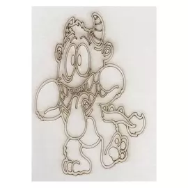 Трафарет "Монстрик №3" А5