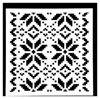 Трафарет пластик "Вязка"