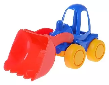 Трактор с ковшом пластиковый