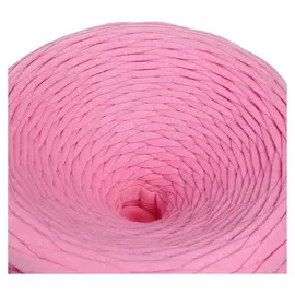 Трикотажная лента "Лентино" лицевая 100м/320гр, 7-8 мм (Розовый)