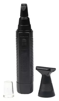 Триммер для волос и бороды Luazon Ltri-13, 2 насадки, от 1*аа (Не в комплекте), чёрный