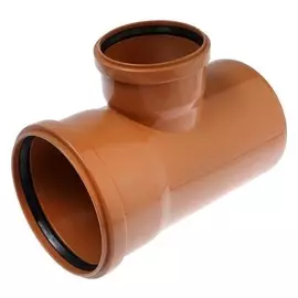 Тройник канализационный Flextron, наружный, D=160х110, 90°
