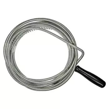 Трос для прочистки труб, L-3 м, D 6 мм