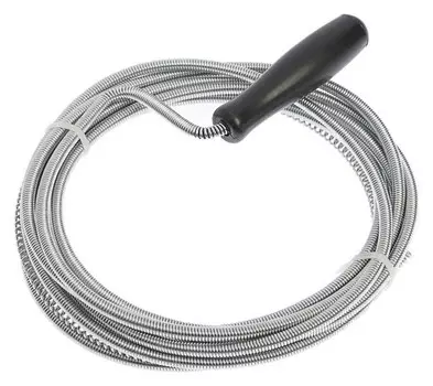 Трос сантехнический Lom, оцинкованный, с ручкой, D=5 мм, L=3,5 м