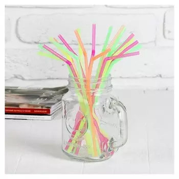 Трубочки для коктейля, набор 100 шт.