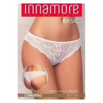 Трусики бразилиана кружевные с классической средней линией талией BD37314