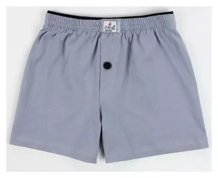 Трусы-боксеры для мальчика, цвет серый, рост 140-146 см