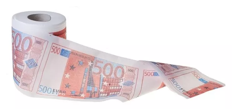 Туалетная бумага "500 евро"