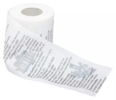 Туалетная бумага "Русско-англ разговорник" (Сленг)