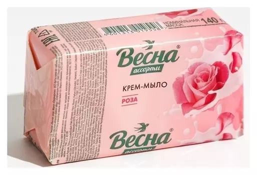 Туалетное мыло весна, роза
