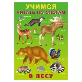 Учимся читать по слогам «В лесу»