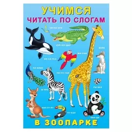 Учимся читать по слогам «В зоопарке»