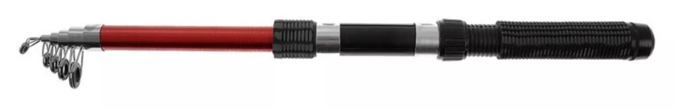 Удилище телескопическое с кольцами, длина 2,1 м