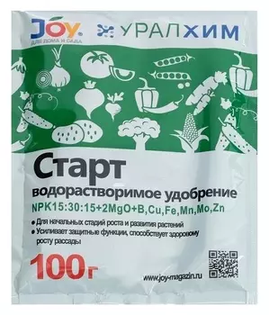 Удобрение водорастворимое JOY "Старт", 100 г